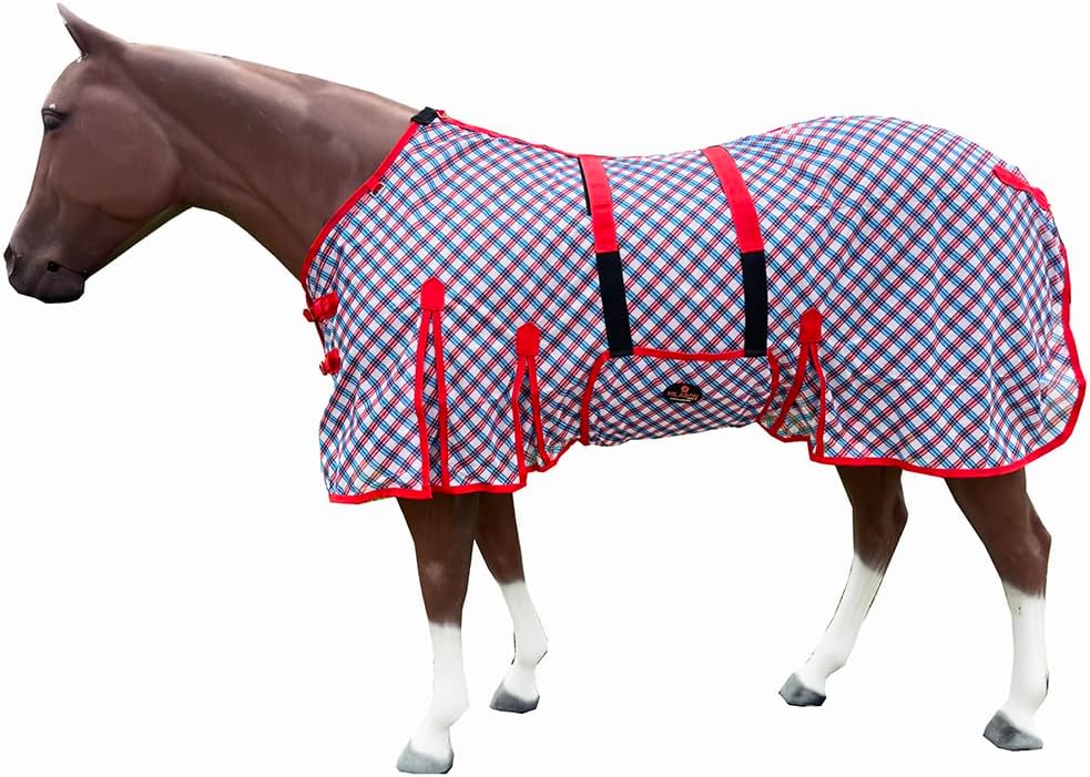 HILASON Fly Sheet for Horses - Summer Mesh UV Protection from Flies and Mosquitoes - Image 13