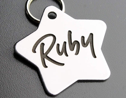 DEEP Engraved Premium Dog & Cat ID Tag - Personalized, Stainless Steel, Long-Lasting Durability - Bone 1" x1-1/2 (2-Side Engraving) - Image 11