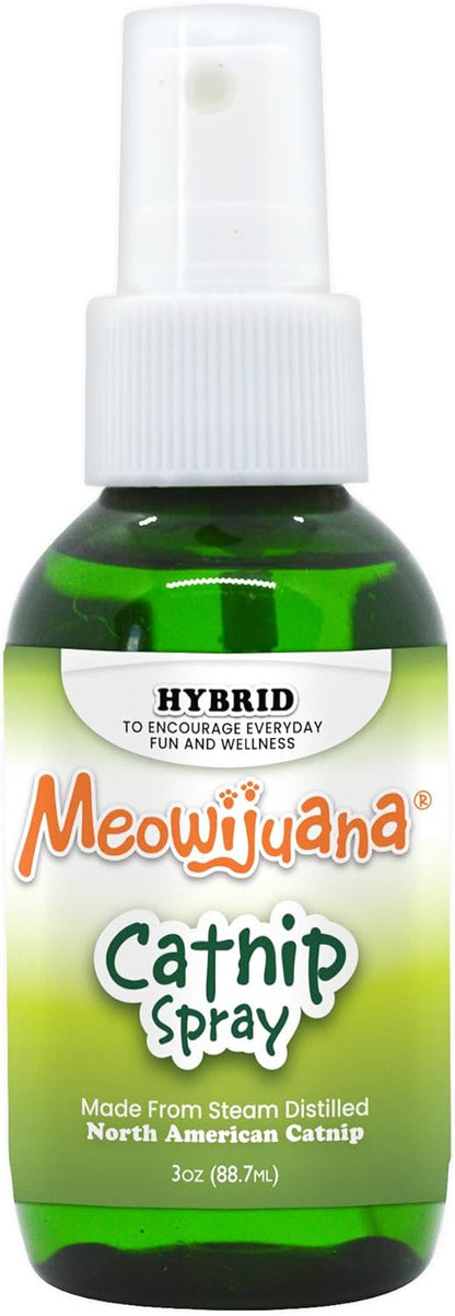 Meowijuana Catnip & Silvervine Spray - 3 oz | High Potency Formula | Natural Formula for Pet Owners & Multi-Cat Households | Enhance Playtime & Relaxation | Perfect for New Cat Owners - Image 9