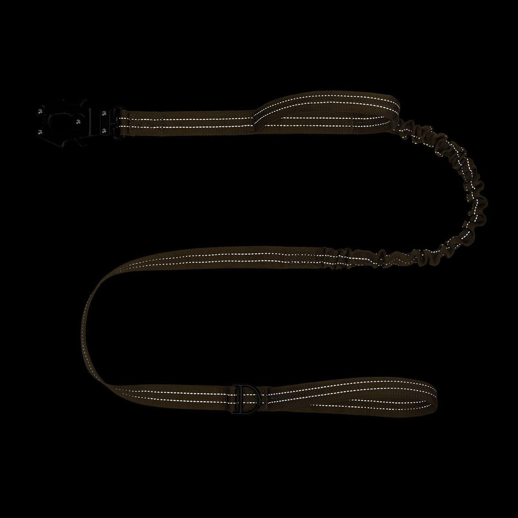 ICEFANG shock absorbing bungee cord mechanism inside the dog training leash