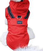 JoyDaog Premium Dog Raincoat with Hood for Extra Small Dogs,Outdoor Sports Waterproof Dog Rain Jacket,Puppy Raincoat with Pockets,Blue XS - Image 11