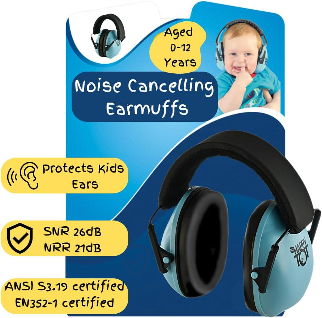 My Happy Tot noise cancelling headphones front view for kids