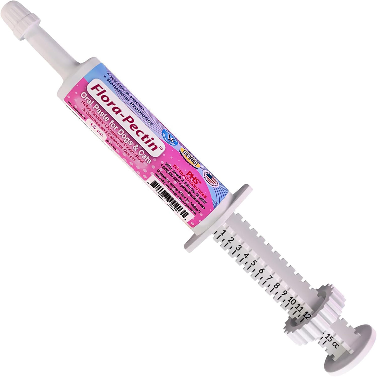 Flora-Pectin Oral Paste for dogs and cats front view packaging