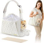 Dimensions visualization of the JourCraf pet carrier for small dogs