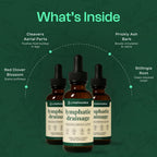 Lymphatic Drainage Drops for Bloat Relief & De-Puff - Cleavers, Red Clover, Stillingia Root & Prickly Ash Bark - Lymph Node Detox Cleanse, Fluid Retention - Alcohol-Free, Vegan, 2 Fl Oz - Image 4