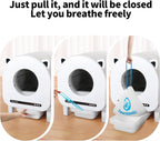 Pawstastic cat litter liner showing drawstring detail