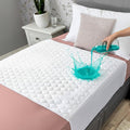 Hygge Supplies organic bamboo incontinence bed pad front view
