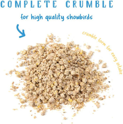 Close up of Manna Pro gamebird crumble texture