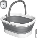 Nekteck collapsible foot soaking tub front view with handle