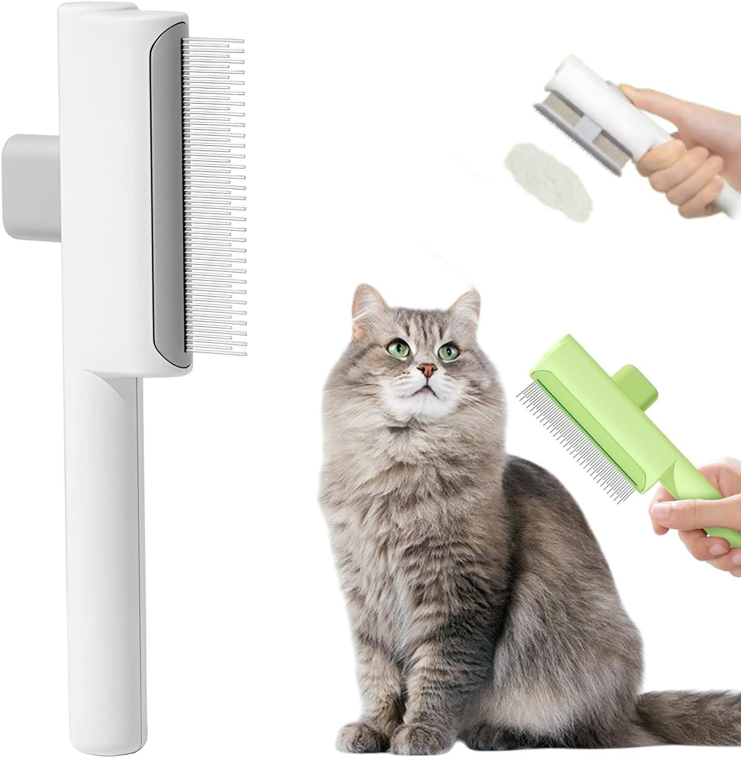 BusyLive blue flea comb for everyday pet maintenance