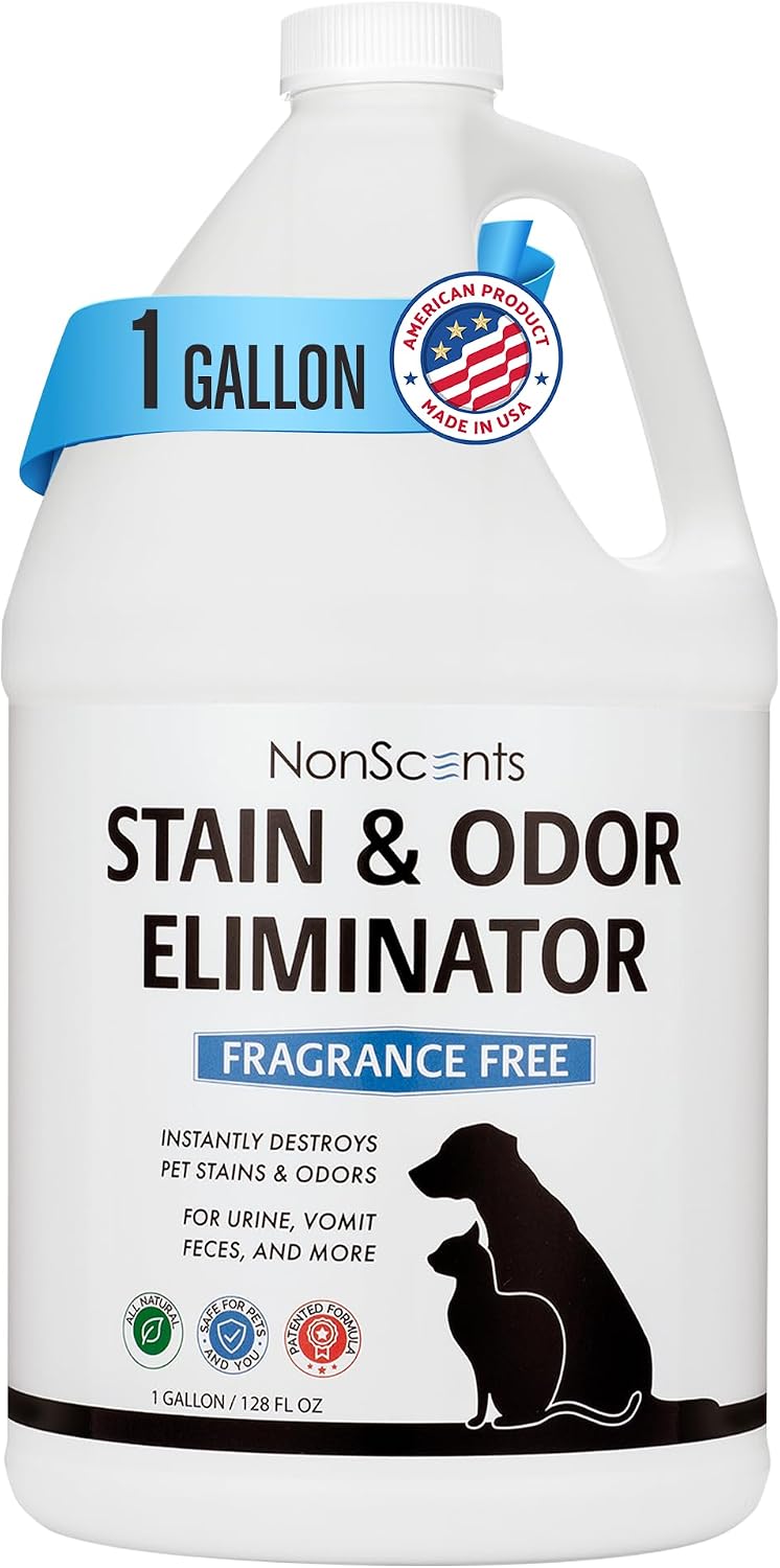 NonScents Stain & Odor Eliminator Spray for Strong Odor - 32 oz - Pet Odor Eliminator for Home - Carpet Stain Remover for Cats and Dog Pee - Cat Urine Destroyer - Carpet Cleaner Spray - Image 9
