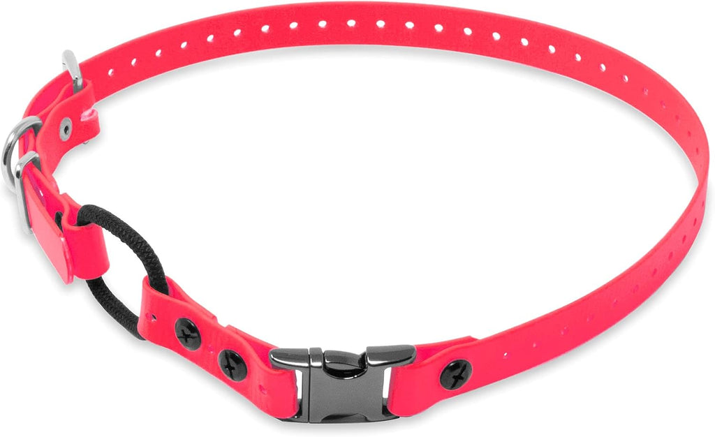 Educator Quick Snap 3/4-Inch Dog Training Collar Strap - Fits ME-300, ET-300/400, EZ-900, PE-900 & PG-300 Receivers - 33" Trim-to-Fit Biothane Bungee Collar, Black - Image 9