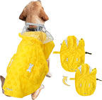 Waterproof Dog Raincoat, Adjustable Reflective Lightweight Pet Rain Clothes with Poncho Hood (Large, Yellow) - Image 15