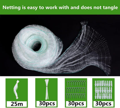 Cat Net Balcony Net Tear Resistant Transparent,High-Strength and Sturdy Staircase Railing Net,Anti Bird Net,Pet Safety Net (10x20ft,Color:Transparent) - Image 2