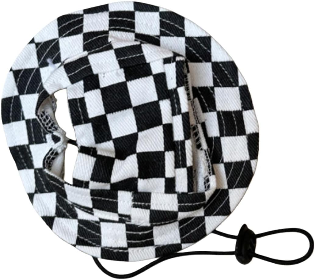 Round Brim Princess Hat Visor Hat Pet Dog Mesh Porous Sun Hat with Ear Holes for Small, Extra Small Dog Teddy, Pug, Chihuahua, Shih Tzu, Yorkshire Terriers, Papillon Pink S - Image 14