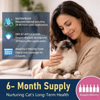 Side angle of Nuzzleup waterproof topical solution for cats and kittens