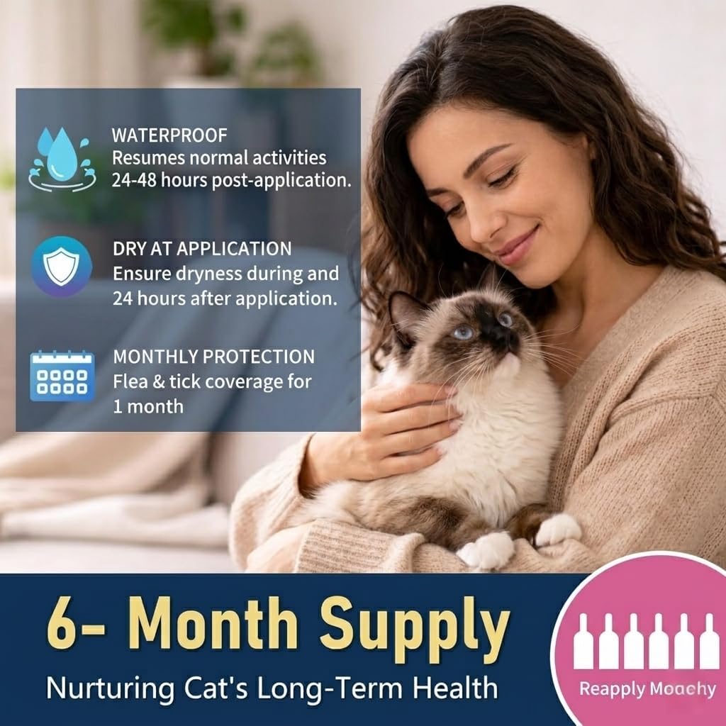Side angle of Nuzzleup waterproof topical solution for cats and kittens