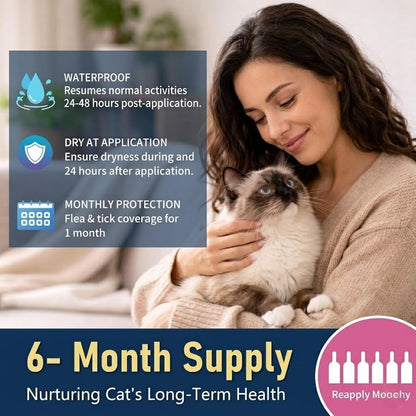 Side angle of Nuzzleup waterproof topical solution for cats and kittens