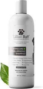Brand logo and Pro Formula labeling on Lillian Ruff shampoo