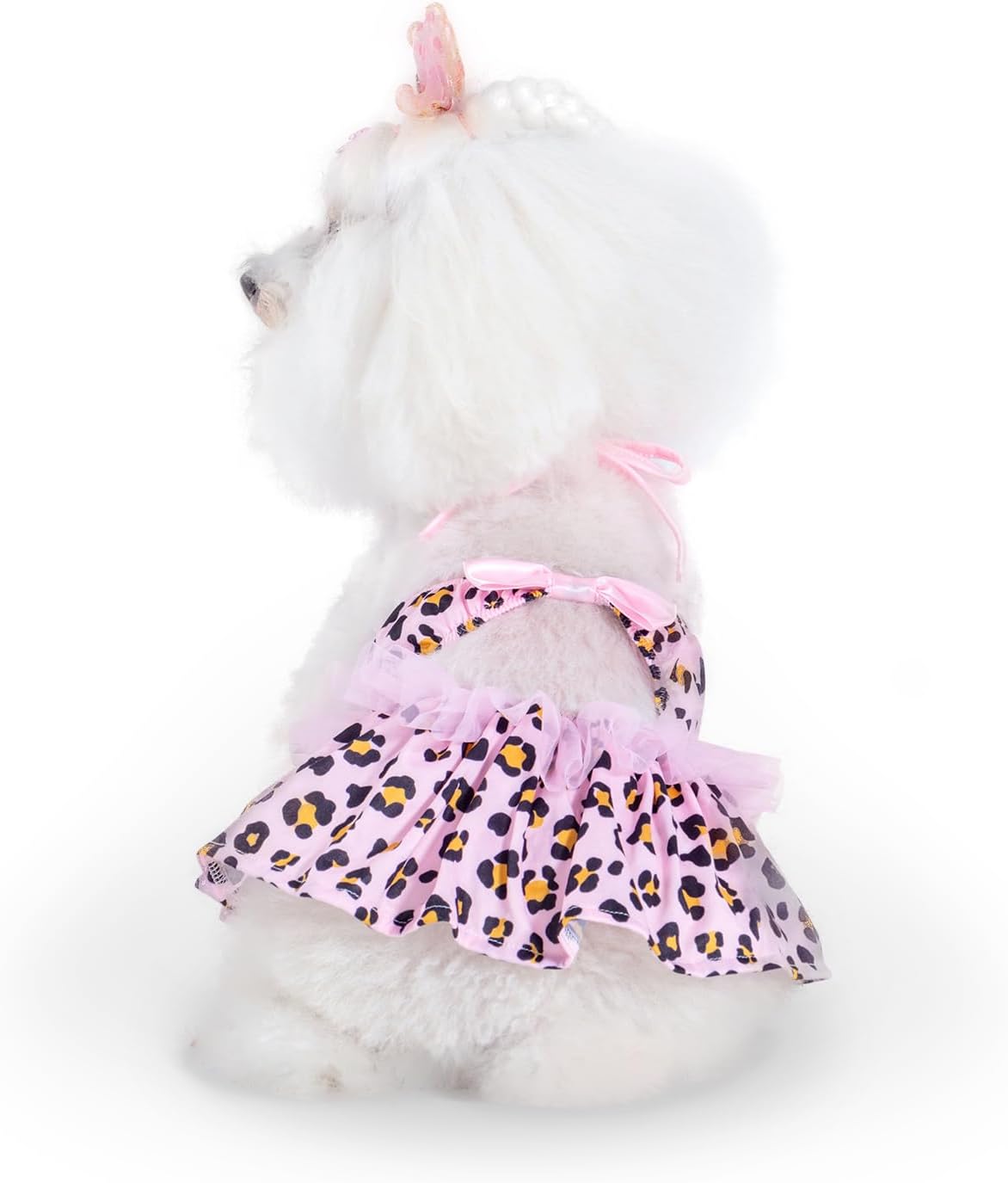 CuteBone One Piece Dog Bikini Swimsuit Dress - Puppy Bathing Suit Costume for Small Dogs - Comfortable & Stylish Pet Clothes for Summer Pool, Beach & Play LTDB11L - Image 9