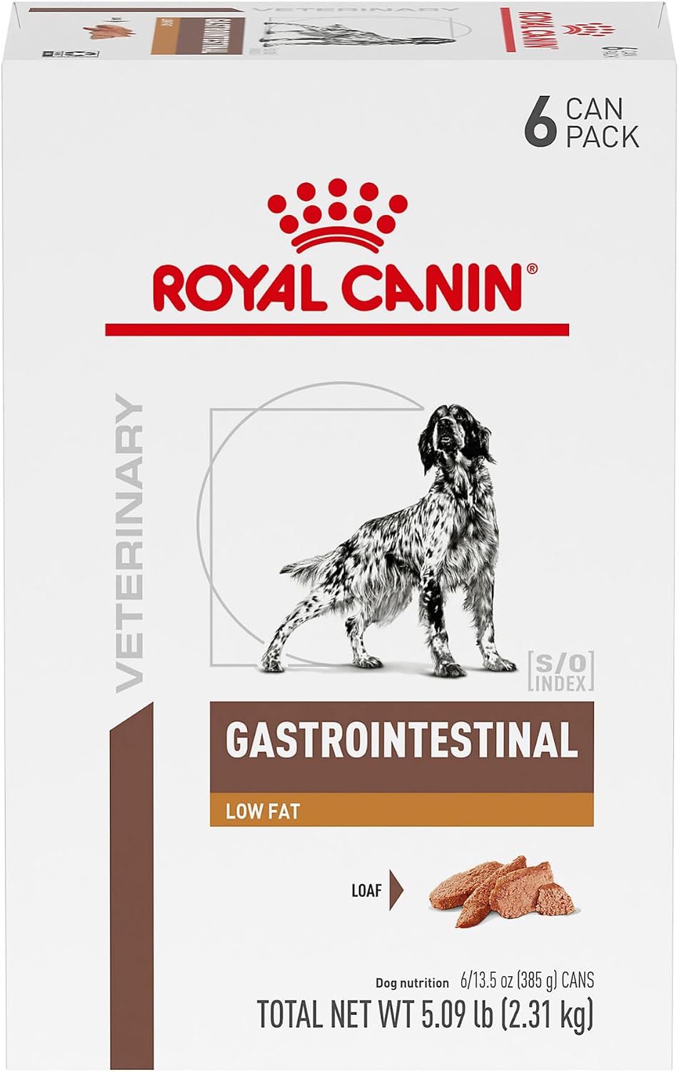 Royal Canin Veterinary Diet Canine Gastrointestinal Low Fat Adult Loaf Dog Food, 13.5 oz (Pack of 12) - Image 12