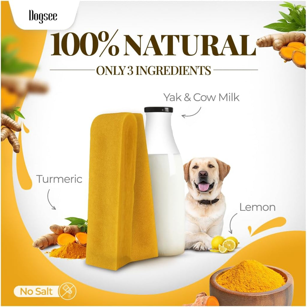 Dogsee natural dog treats 12 pack medium size