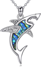KZX Cat/Dog/Phoenix/Eagle/Whale/Shark/Puffin/Starfish/Chicken/Butterfly/Owl/Bee/Frog/Seahorse Necklace Sterling Silver Animal Pendant Jewelry Gift for Women - Image 10
