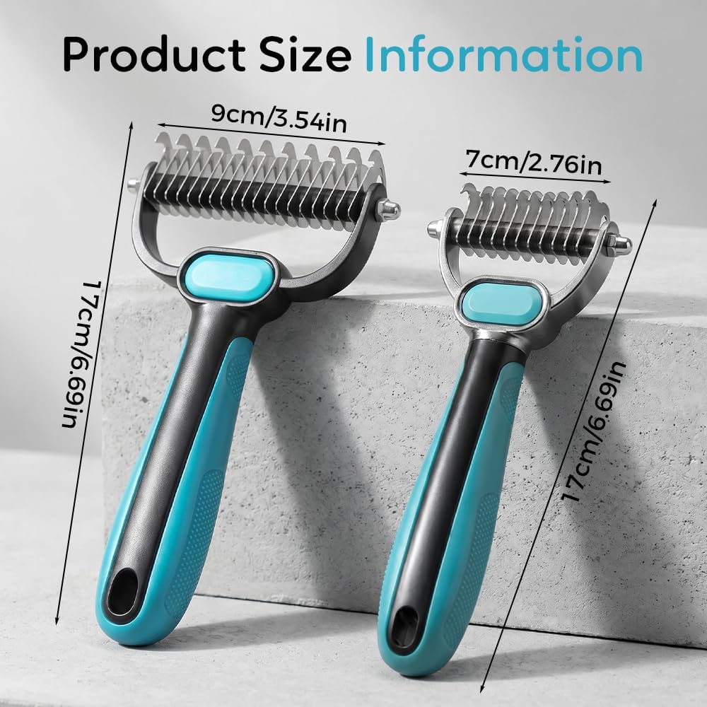 Packaging view of Commema extra wide deshedding tool
