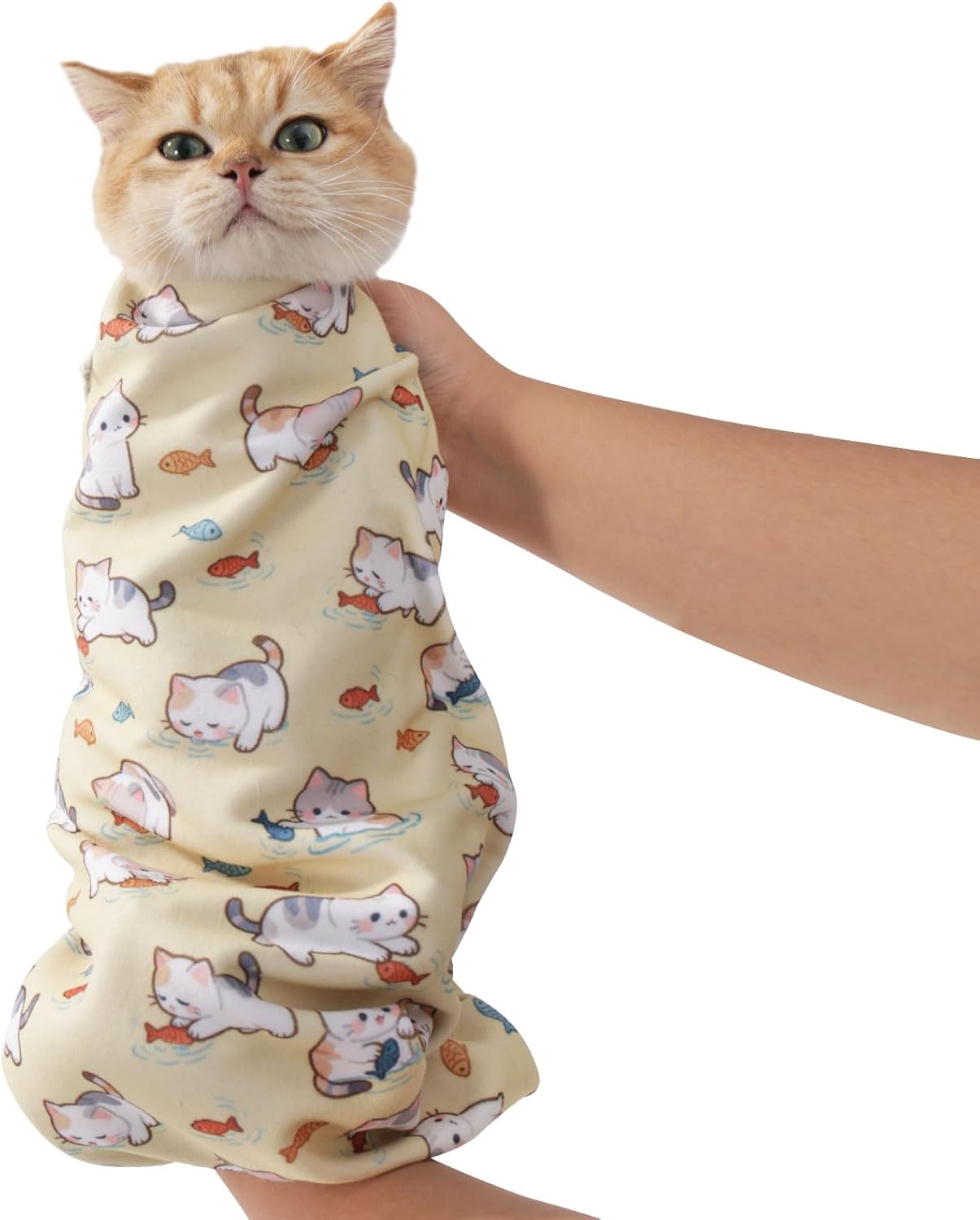 Premium imported USA cat grooming blanket close up texture view