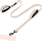Dog Leash for Small to Medium Dogs 6 ft x 0.6" with 3 Reflective Stitching and 2 Traffic Padded Handles Dog Lead/Rope, Pet Leash for Running Walking Training (Pink 1 Pack - 6 ft x 0.6 in) - Image 12