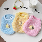 Back view of the JAAQUCD embroidered bee sweatshirt for newborn kittens
