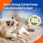 Washable sisal cover detail of catnip kicker toy
