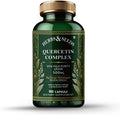 Herbs And Seeds Quercetin Complex 500 Milligram Supplement front bottle view