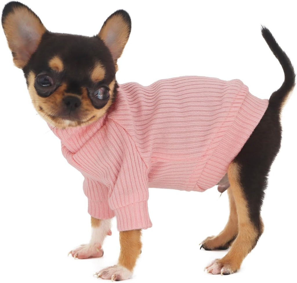 Lophipets bright light pink extra small pet jumper back view detail