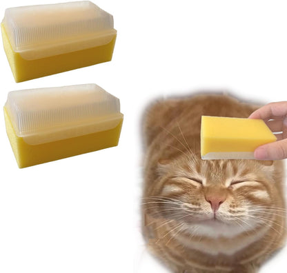 2PC Soft Cat Brush for Grooming - Gentle Cat Tongue Brush with 1300+ Barbed Serrations, Brushes for Sensitive Cats - Lightweight, gentle, Perfect for Daily Grooming & Enhancing Bonding - Image 9