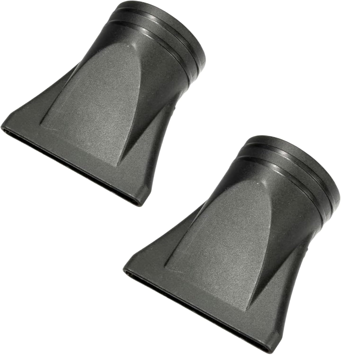 Pluzmecalm professional hair dryer nozzle pack front view showcasing the durable black wide design