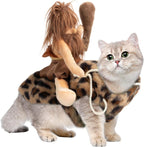 DELIFUR pet costume packaging contents showing hat and binder