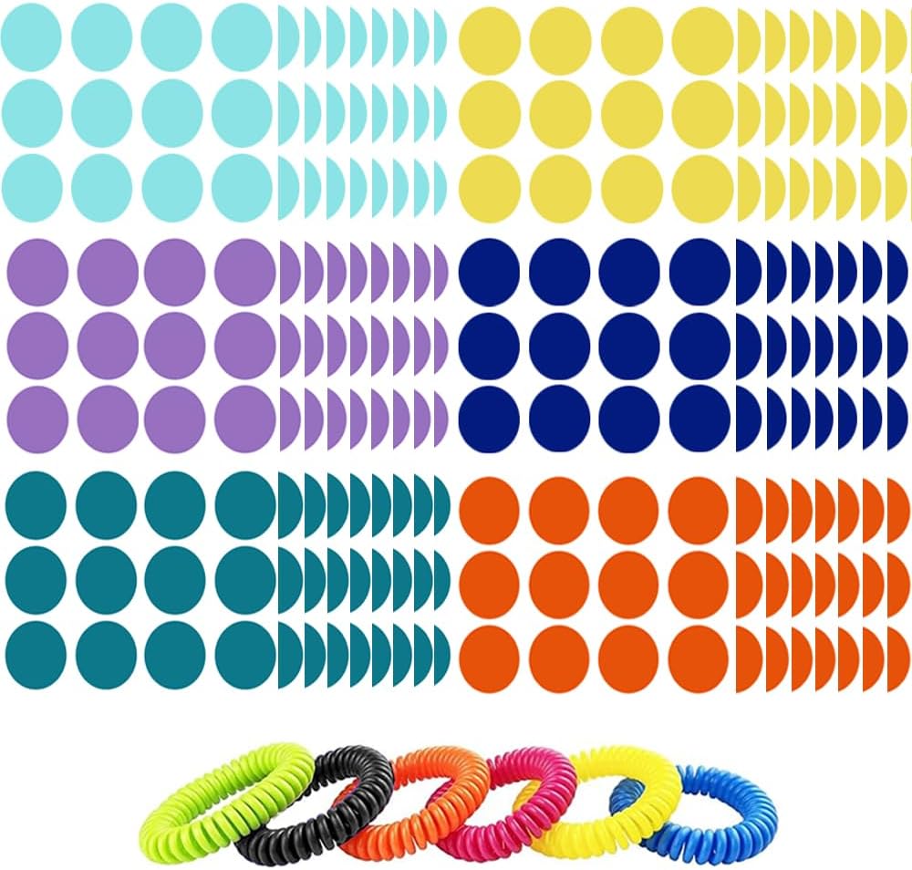 BuggyBands mosquito repellent stickers 360 pack front view