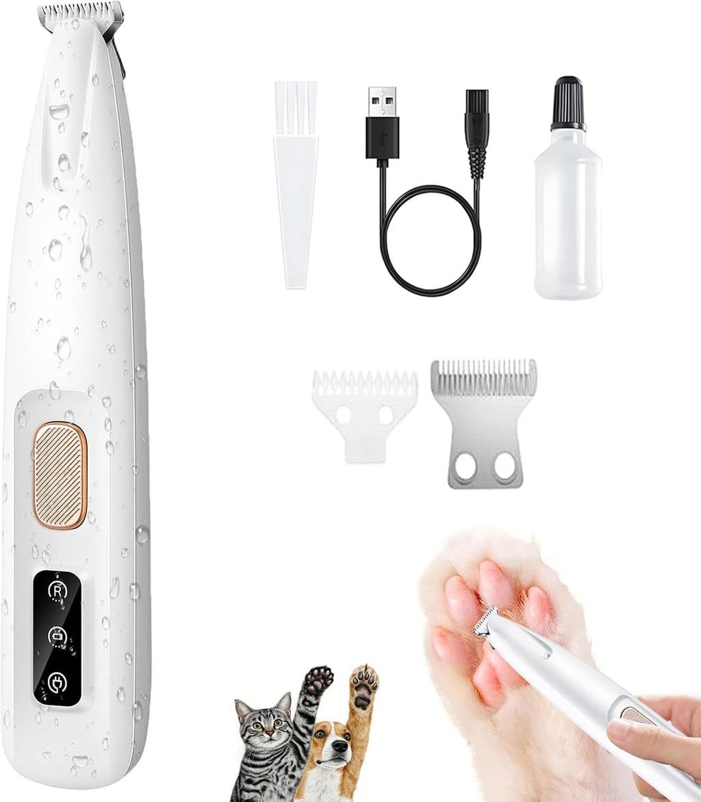 Rechargeable smart cat toy showing the Type-C USB charging port and silicone shell