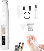 Rechargeable smart cat toy showing the Type-C USB charging port and silicone shell
