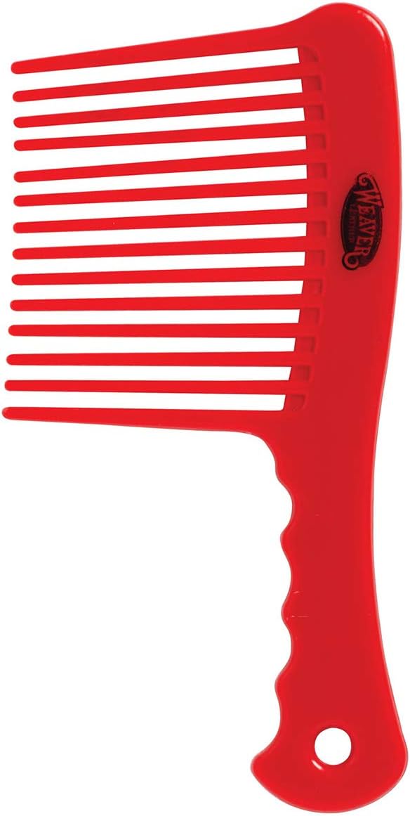 Weaver Leather Mane and Tail Comb red professional grooming tool