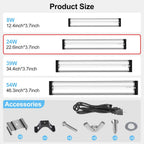 Upgraded desert UVB ten point zero fluorescent light tube for bearded dragons and tortoises.