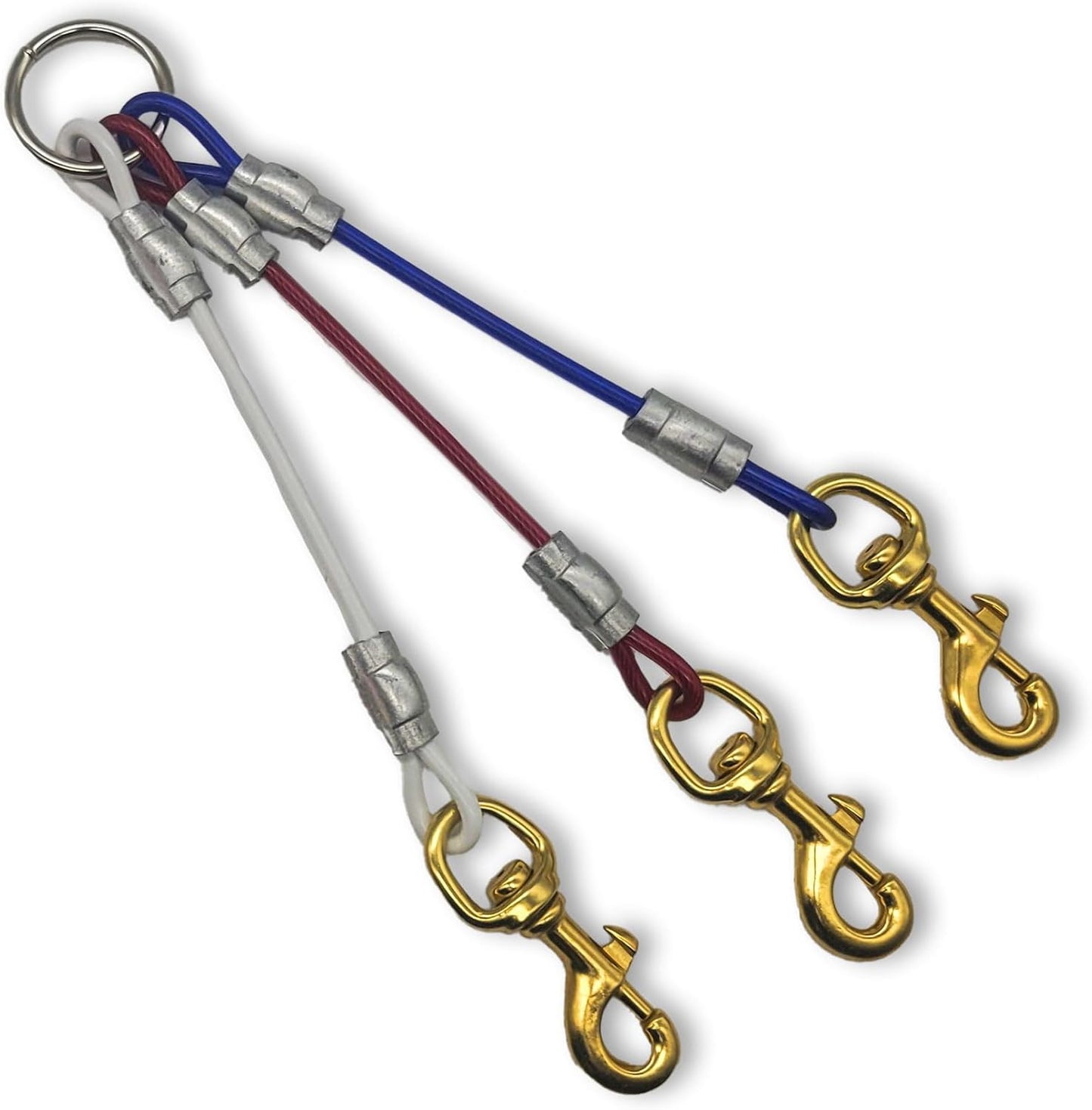 Outdoor Dog Supply Heavy Duty 3 Dog Leash Splitter Coupler (Blue) - Image 13