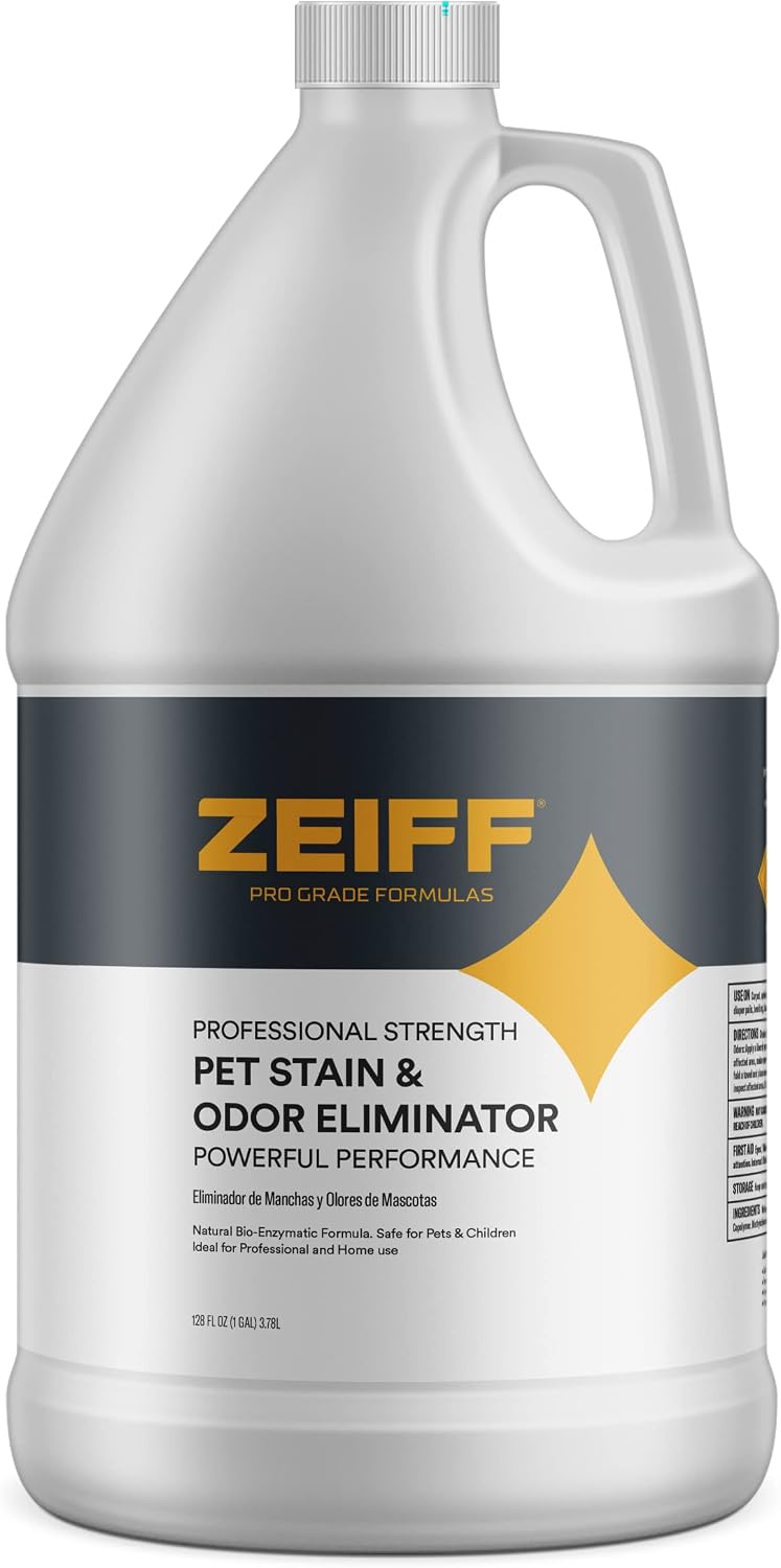 Zeiff Pet Stain and Odor Remover - Pet Odor Eliminator for Home and Professional Use - Carpet Stain Remover - Pet Urine Enzyme Cleaner for Dog and Cat Pee, Feces, and Fluids - 32 oz - Image 10