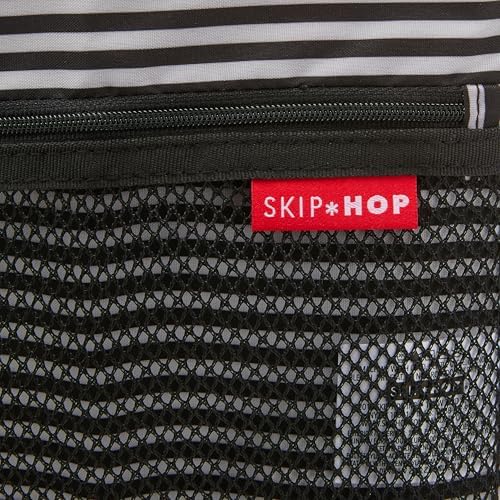 Skip Hop wet dry bag attached to a stroller handle