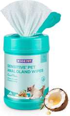 HICC PET Wipes for Dogs & Cats, Vet Recommended Cleaning Deodorizing & Soothing Allergy Infections Anal Gland Wipes, Hydrating & Nourish Fur Dog Grooming Wipes for Paw, Butt, Body-Hypoallergenic - Image 11