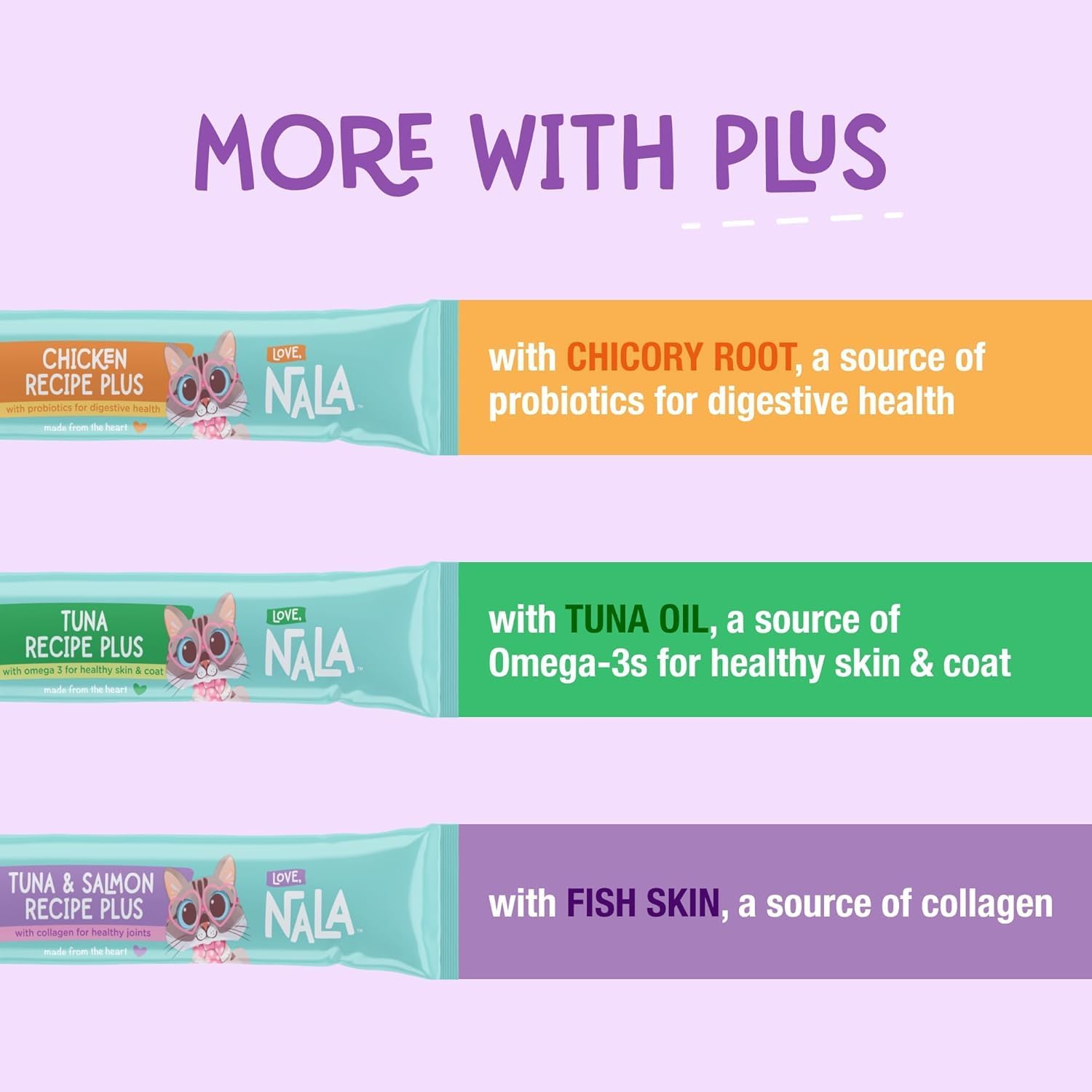 Love Nala cat treat squeeze up tube variety flavors