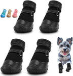 Hcpet dog shoes set of four for small breed paws