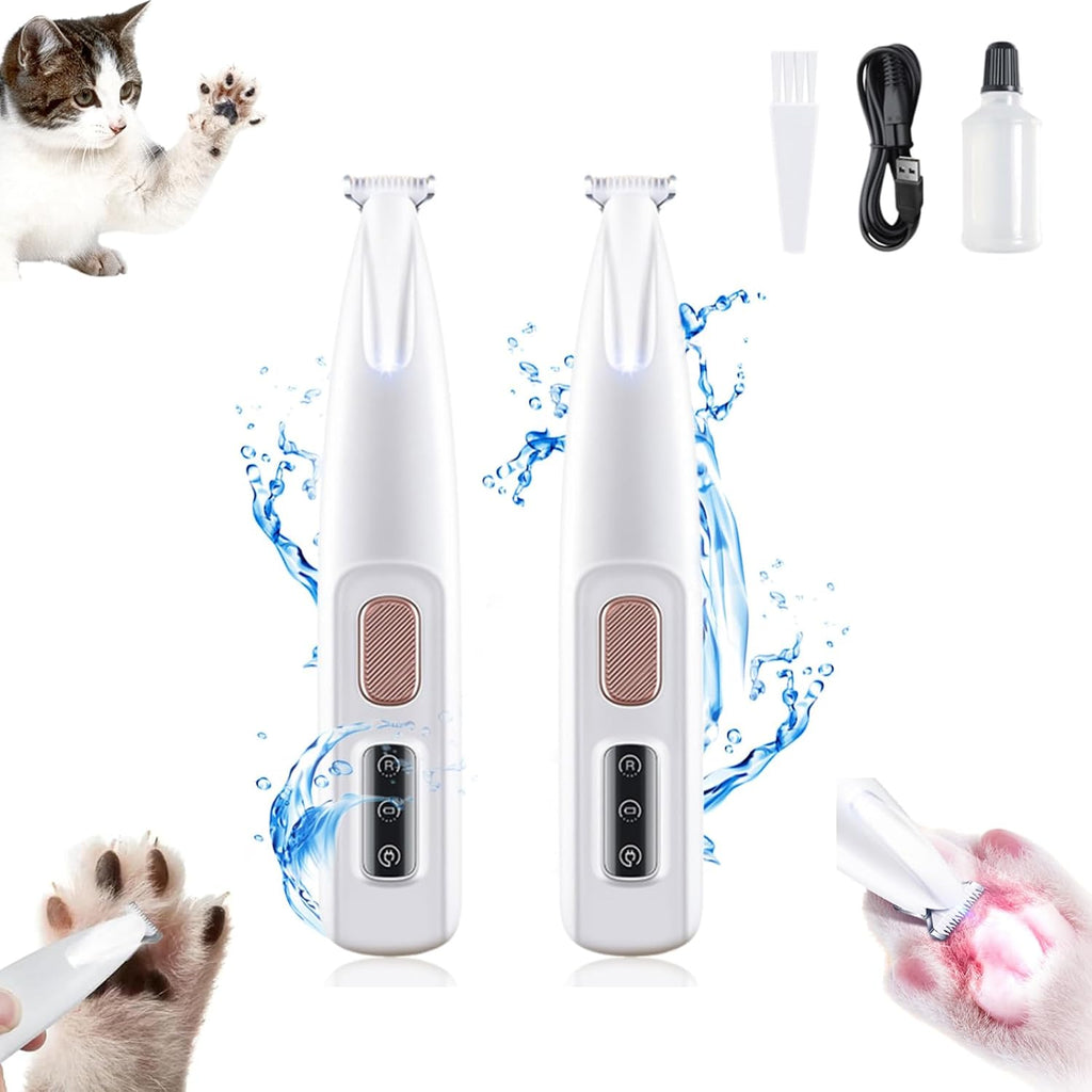 Yilia Upgrade Pet Micro Precision Trimmer, Multifunctional Pet Hair Clippers for Grooming with LED Light, Low Noise Waterproof Rechargeable Pet Paw Trimmer for Pet Paws, Eyes, Ears, Face, Rump (1PC) - Image 12