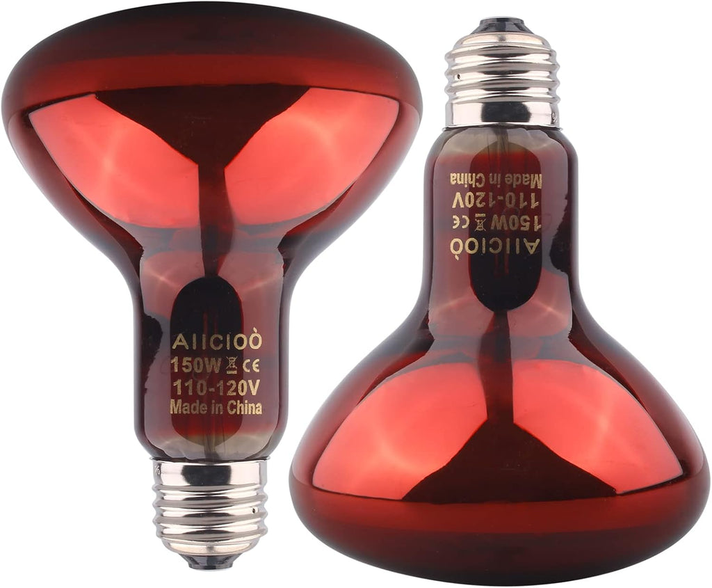 Aiicioo Reptile Basking Light Bulb - 100W Reptile Heat Lamp 2 Pack UVA Daylight Amphibians Basking Bulb for Bearded Dragon Turtle Hermit Crab Gecko Lizard Daylight - Image 12